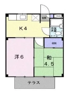 ハイツフェニックス【203号室】の間取り