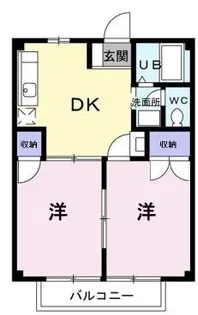 レグルスB【202号室】の間取り