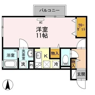 ロイヤル スクエア【103号室】の間取り