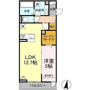 ベルフィーユⅡ【302号室】の間取り