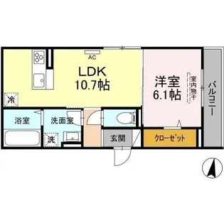 ベルフィーユⅡ【303号室】の間取り