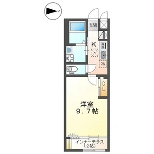 サラ・グレイス【107号室】の間取り