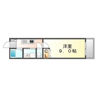 ハーモニー壱番館【302号室】の間取り