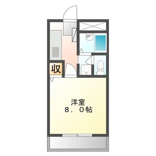 アネックスDATE【201号室】の間取り