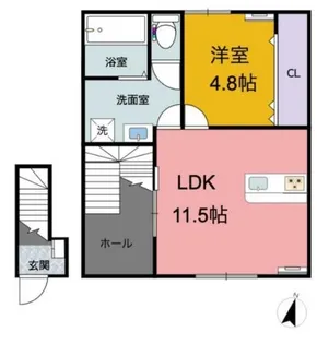 ソフィア【201号室】の間取り