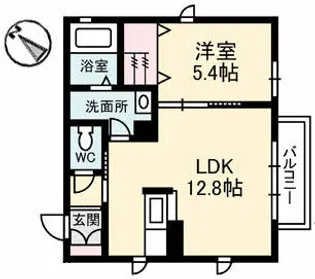ハイマットメゾン H棟【202号室】の間取り