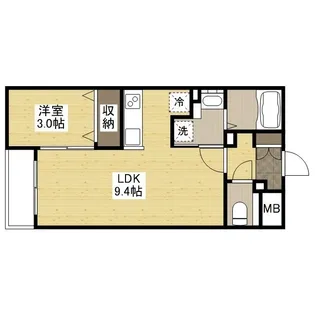 月光東福山駅前【305号室】の間取り