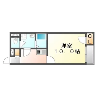 クレイノ海幸Ⅲ【202号室】の間取り