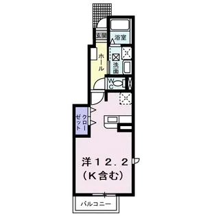 ネオハイムC【101号室】の間取り