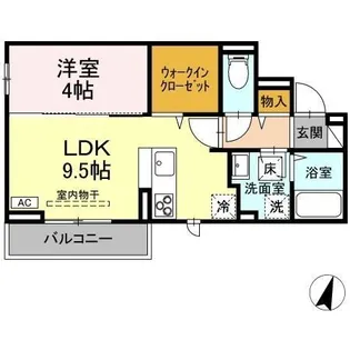 サニーガーデン【103号室】の間取り