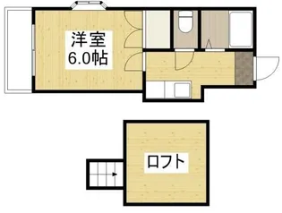 クリスタ松永【204号室】の間取り