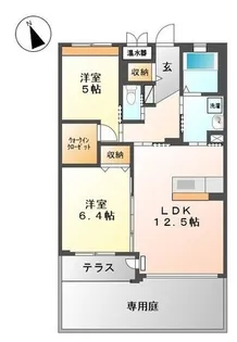 アリビオ【103号室】の間取り
