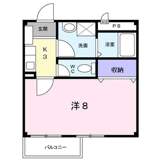 フリーダムスペース亜未Ⅱ【202号室】の間取り