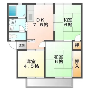 ファミール泉 A【202号室】の間取り