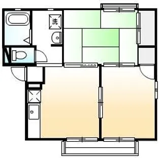 MKコーポ【103号室】の間取り
