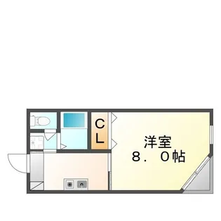 プレ・デュ・パルク【201号室】の間取り