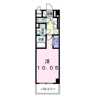 クロシェットIMK【303号室】の間取り