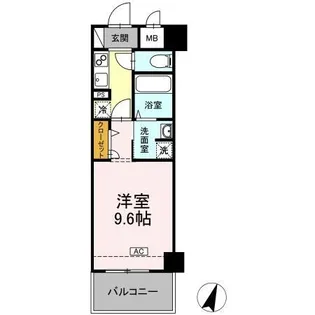 セレーノ福山駅前【306号室】の間取り