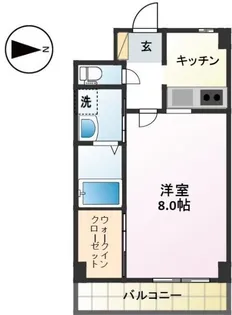 シャングリ・ラ霞【603号室】の間取り