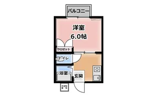 オリーブコート東福山B【102号室】の間取り