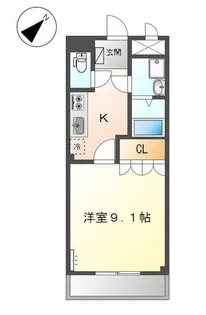 アマーレゆかり【102号室】の間取り
