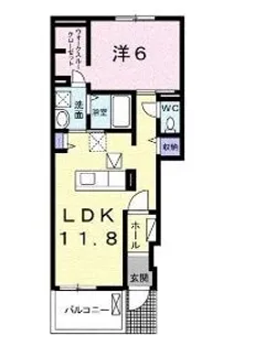 メゾン サンリット【104号室】の間取り