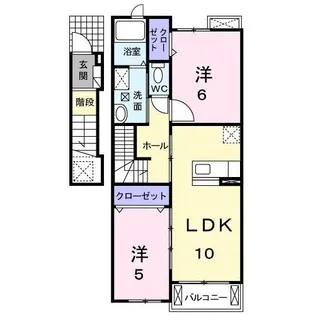 アルバ グランデA【202号室】の間取り