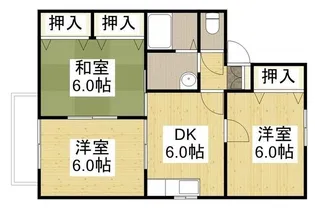ヴィラ リーブロ【101号室】の間取り