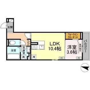 グリシーナヴァッレ【302号室】の間取り