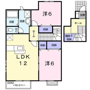 ヴェルドミールB【203号室】の間取り
