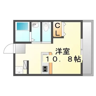 ヴィラ アリエッティ【102号室】の間取り