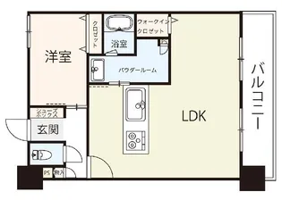 アルファゲートタワー福山駅前【704号室】の間取り