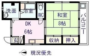トロンコⅠ【101号室】の間取り