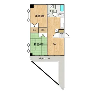 グランディ マン【303号室】の間取り
