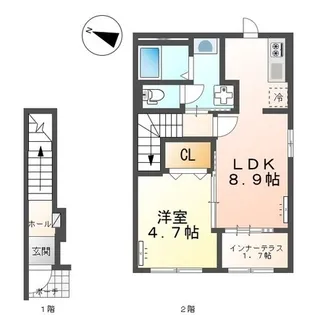 アンジー【202号室】の間取り