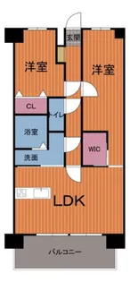 エバーグリーン福山西町【302号室】の間取り