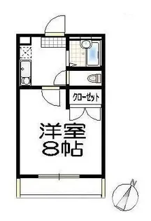 アンジェラ【301号室】の間取り