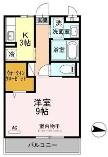 リファルジェント泉 A棟【302号室】の間取り