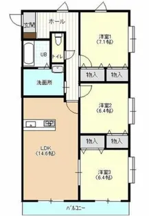セレーネ【303号室】の間取り
