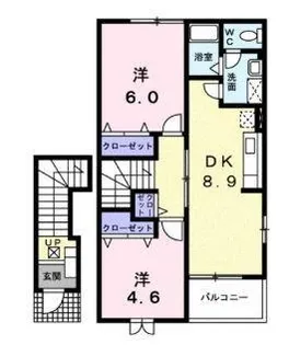 サン・ビ・アレイド加茂A【203号室】の間取り