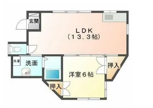 バグースDJ【201号室】の間取り