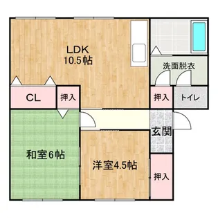 グランマップス春日【302号室】の間取り