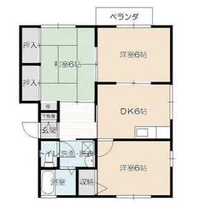 ドリームヒル・ユウ【202号室】の間取り