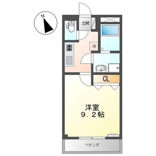シャルマンハウス【102号室】の間取り