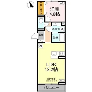 D-residence東川口N【301号室】の間取り