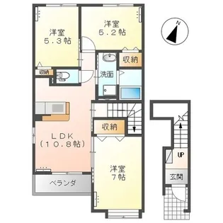 Miyavy【201号室】の間取り