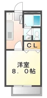 サンライズ春日 A棟【103号室】の間取り