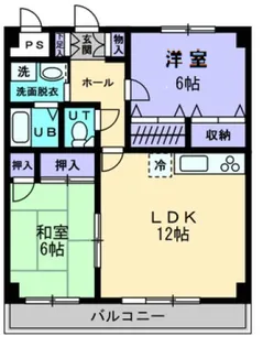 シンメイロード【602号室】の間取り