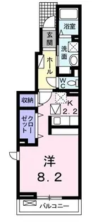 シャルム【105号室】の間取り