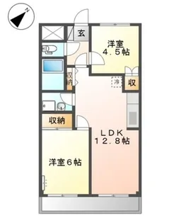 グレース春日【103号室】の間取り